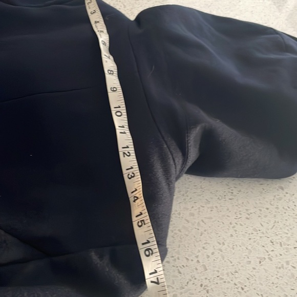 NWOT Rare Elevenses Anthropologie Runway Lapel Navy Wool Trench Coat size 4 🌹 - Picture 10 of 16